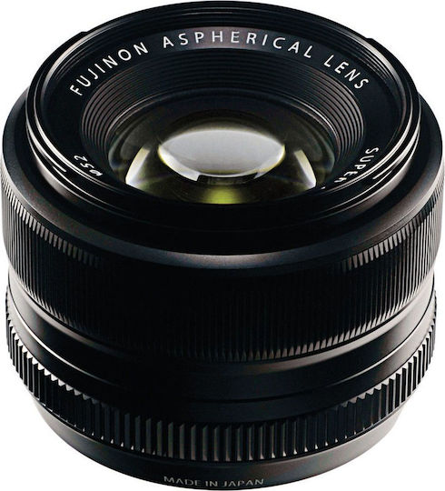 Fujifilm Crop Φωτογραφικός Φακός Fujinon XF35mm F1.4 R Σταθερός για Fujifilm X Mount Μαύρος