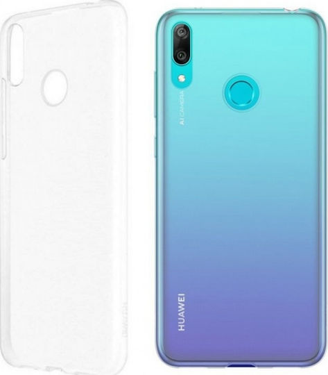 Hurtel Задна корица Силикон 0.5мм Прозрачен (Huawei Y7 2019 / Y7 Prime 2019)