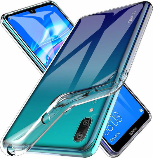 Hurtel Задна корица Силикон 0.5мм Прозрачен (Huawei Y7 2019 / Y7 Prime 2019)