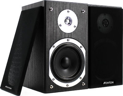 Fenton SHFB55B 100.317 Pair of Hi-Fi Speakers Bookself 140W 2 No of Drivers W16xD19xH28cm. Black