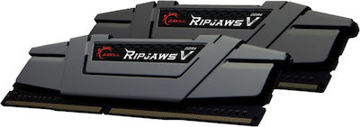 G.Skill Ripjaws V 32GB DDR4 RAM με 2 Modules (2x16GB) και Ταχύτητα 3200 για Desktop