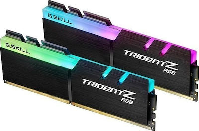 G.Skill Trident Z RGB 16GB DDR4 RAM με 2 Modules (2x8GB) και Ταχύτητα 3200 για Desktop