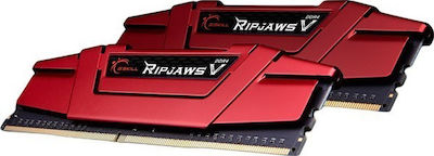 G.Skill Ripjaws V 16GB DDR4 RAM mit 2 Modulen (2x8GB) und Geschwindigkeit 3200 für Schreibtisch