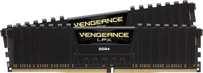 Corsair Vengeance LPX 32GB DDR4 RAM cu 2 module (2x16GB) și Viteză 3000 pentru Desktop