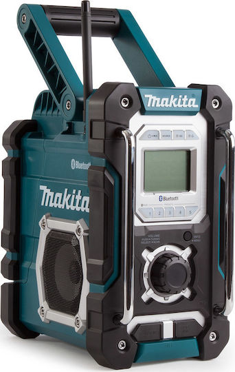 Makita DMR108 Επιτραπέζιο Ραδιόφωνο Ρεύματος / Μπαταρίας με Bluetooth και USB Μπλε