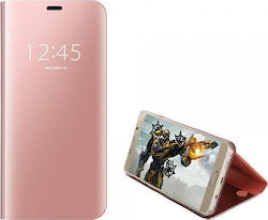 Hurtel Clear View Buchen Sie Kunststoff Rose Gold (Huawei P30 Lite)