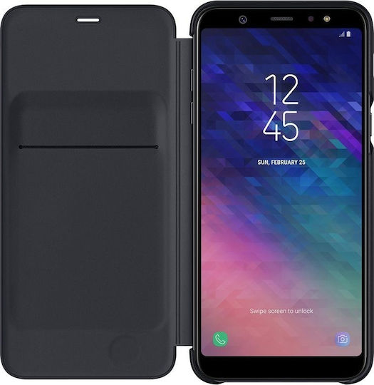 Samsung Book Synthetic Leather Black (Galaxy A6+ 2018) WW