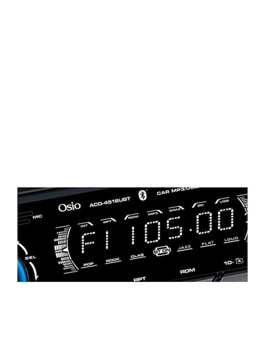 Osio Ηχοσύστημα Αυτοκινήτου 1DIN (Bluetooth/USB)