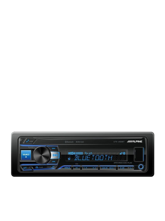 Alpine Car Audio System 1DIN (Bluetooth/USB) with Detachable Panel