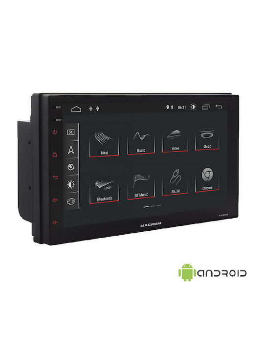 Macrom Car Audio System 2DIN (Bluetooth/USB) with Touch Screen 9"