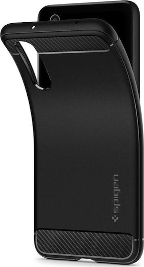 Spigen Rugged Armor Back Cover Σιλικόνης Μαύρο (Huawei P20 Pro)