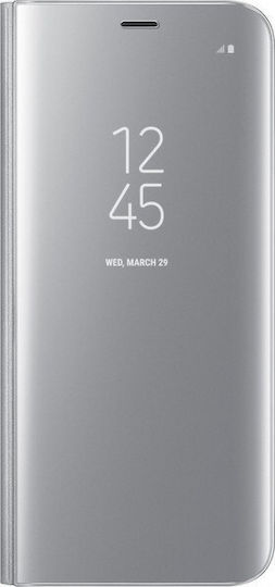 Hurtel Clear View Buchen Sie Kunststoff Silber (Redmi Note 7 / 7 Pro)