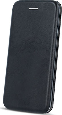 Synthetic Leather Book Black (Redmi 8)