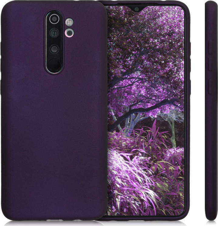 KWmobile Soft Flexible Back Cover Metallic Berry (Redmi Note 8 Pro