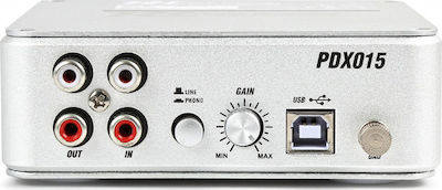 Power Dynamics PDX015 Phono Preamp Silver