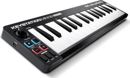 M-Audio Midi Keyboard Keystation Mini 32 MK3 with 32 Keyboard Black