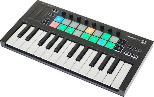 Novation Midi Keyboard Launchkey Mini MK3 with 25 Keyboard Black