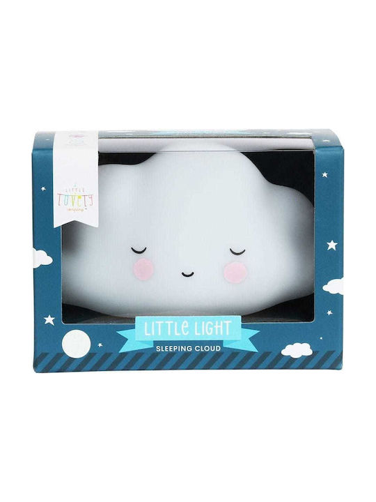 A Little Lovely Company Lumini LED Lampă decorativă pentru copii Cloud cu Schimbări de Culori Alb