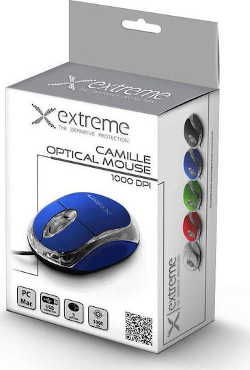 Esperanza Extreme Camille 3D Wired Mini Mouse Blue