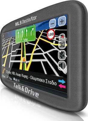 MLS Συσκευή Πλοήγησης GPS Talk&Drive 433 (Greece & Cyprus) με Οθόνη 4.3" USB & Slot pentru card 33.ML.520.194