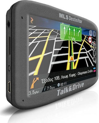MLS Συσκευή Πλοήγησης GPS Talk&Drive 433 (Greece & Cyprus) με Οθόνη 4.3" USB & Slot pentru card 33.ML.520.194