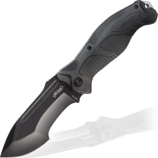 Walther Osk II Pocket Knife Black in Sheath
