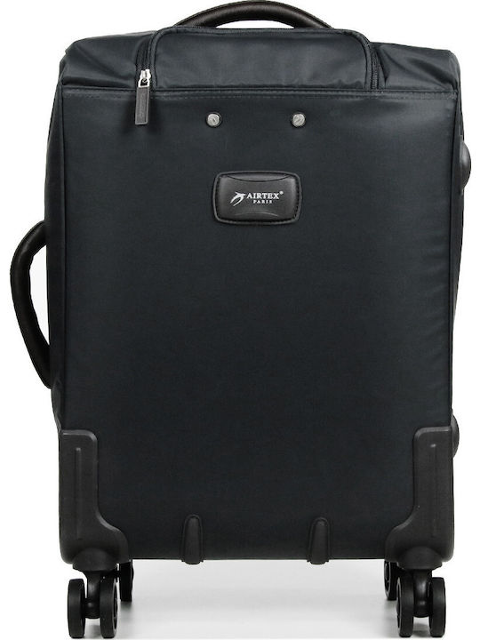 Airtex Paris Großer Reisekoffer Weichschalen Gray mit 4 Räder Höhe 80cm