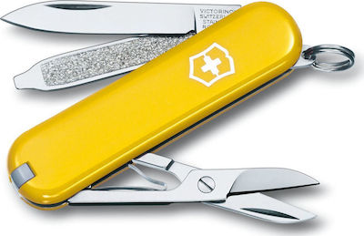 Victorinox Classic SD Swiss Army Knife Total Length 8pcs with Blade made of Stainless Steel