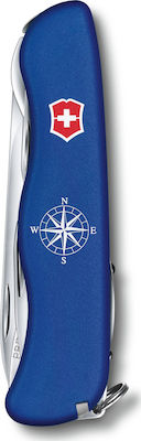 Victorinox Skipper Schweizer Taschenmesser mit Klinge aus Rostfreier Stahl in Scheide