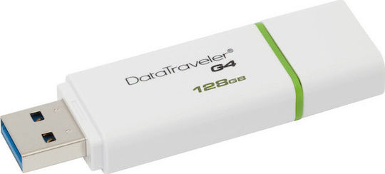 Kingston DataTraveler G4 128GB USB 3.0 Stick White