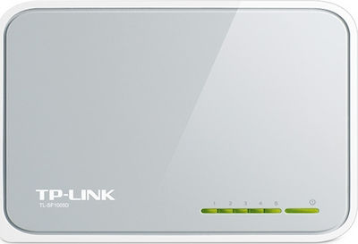 TP-LINK TL-SF1005D v16 Unmanaged L2 Switch με 5 Θύρες Ethernet