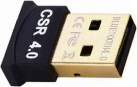 Powertech BT-004 v2 USB Bluetooth 4.0 Адаптер с Обхват 20м Черен