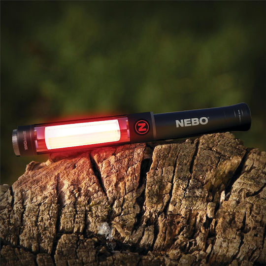 Nebo Battery Workshop Light LED Dual Function with Brightness up to 500lm Big Larry 2 6737 Black