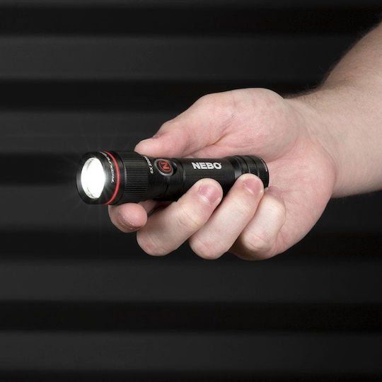 Nebo Rechargeable Flashlight LED Dual Function with Maximum Brightness 450lm Redline Flex 1 x AA