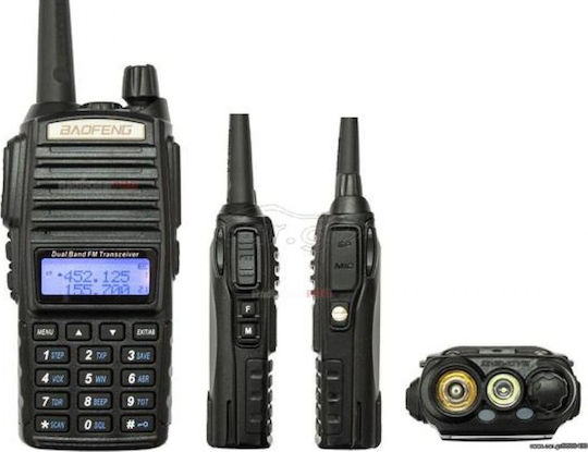 Baofeng UV-82 Ασύρματος Πομποδέκτης UHF/VHF 5W με Μονόχρωμη Οθόνη