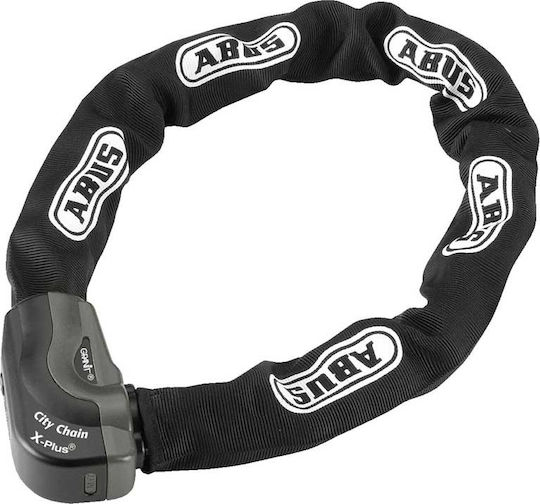 Abus CityChain 1010/170 170cm Motorcycle Anti-Theft Chain with Lock in Black