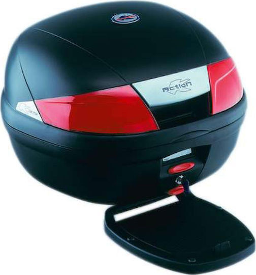 Kappa Moto K35N Monolock Μπαγκαζιέρα Μοτοσυκλέτας 35lt Μαύρη