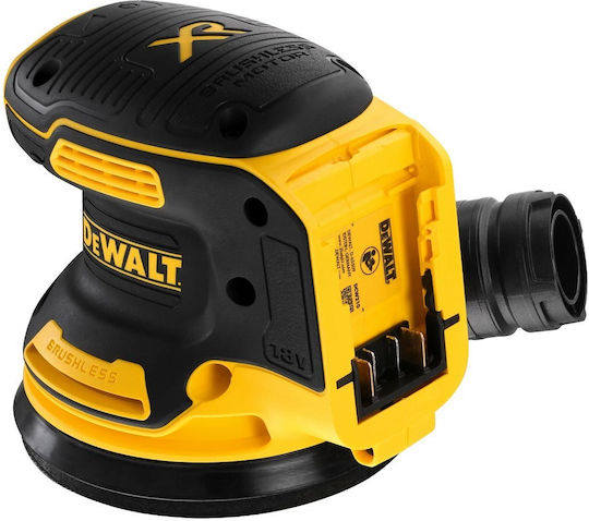 DEWALT -XJ Έκκεντρο Τριβείο 125mm Μπαταρίας 18V Solo με Ρύθμιση Ταχύτητας και με Σύστημα Αναρρόφησης
