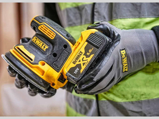 DEWALT -XJ Έκκεντρο Τριβείο 125mm Μπαταρίας 18V Solo με Ρύθμιση Ταχύτητας και με Σύστημα Αναρρόφησης