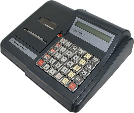 InfoPos Infocarina Net i57 Ταμειακή Μηχανή Grey σε Γκρι Χρώμα