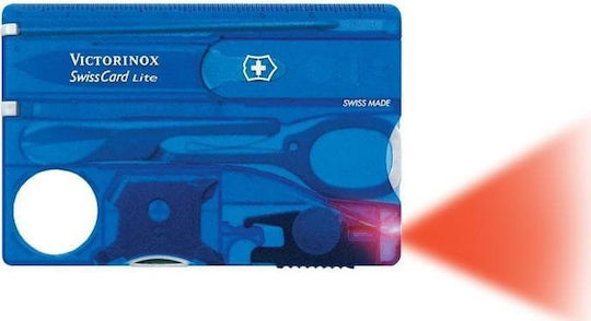 Victorinox Swisscard Lite Карта Мултифункционален Инструмент Син с Калъф