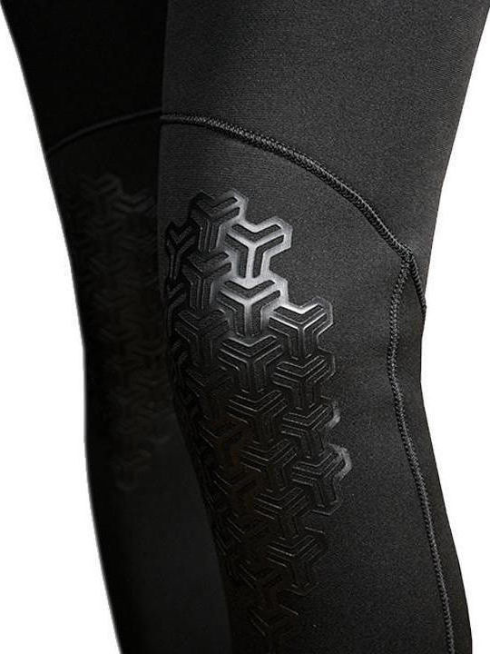 Pathos Onyx Divisible Wetsuit Shaved with Chest Pad for Speargun Black 7mm
