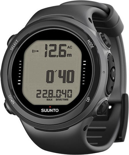 Suunto D4i Dive Computer Novo Black Rubber Strap