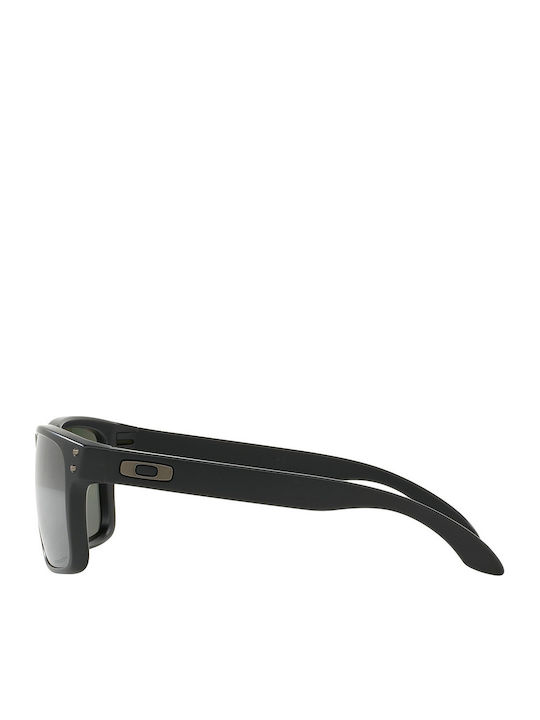 Oakley Holbrook Men's Sunglasses with Black Plastic Frame and Black Polarized Mirror Lens OO9102-D6