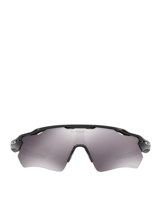 Oakley Radar Ev Path Ανδρικά Γυαλιά Ηλίου με Μαύρο Κοκκάλινο Σκελετό και Μαύρο Καθρέφτη Φακό OO9208-52