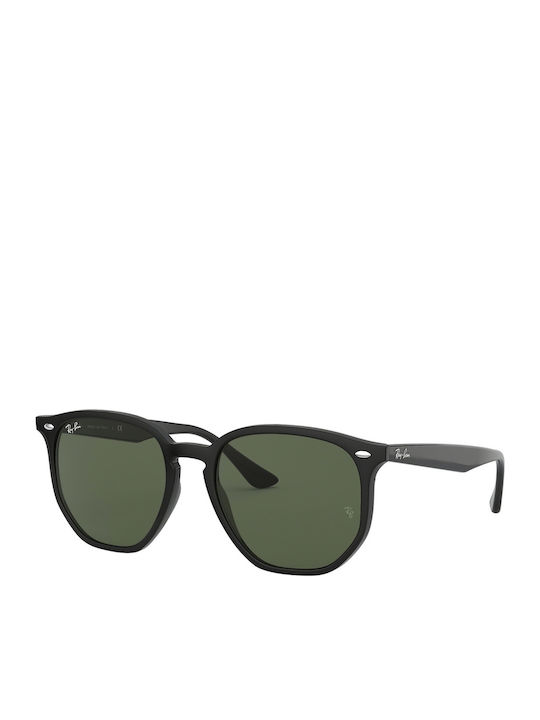 Ray Ban Unisex Sunglasses with Black Plastic Frame and Green Lens RB4306 601/71