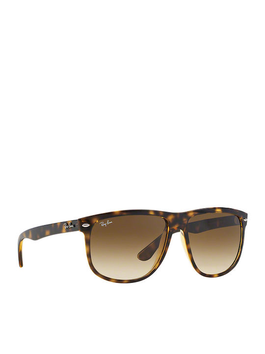 Ray Ban Boyfriend Unisex Ochelari de soare cu Maro Tortoise Cadru și Maro Degrade Lentilă RB4147 710/51