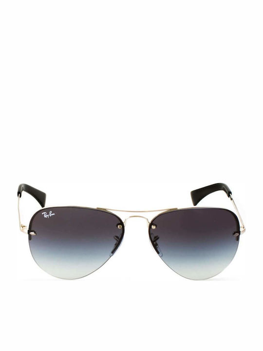 Ray Ban Слънчеви Очила Сребърни с Метална Рамка