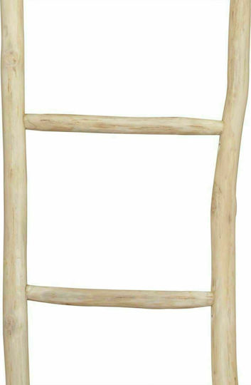 vidaXL Scară de Baie cu 5 Locuri De Podea ​45x150cm Maro