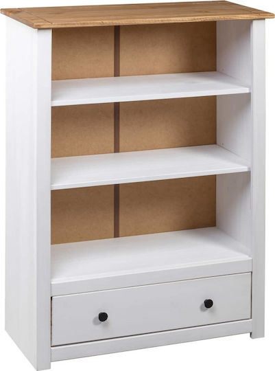 Bibliothek Panama Weiß 80x35x100cm